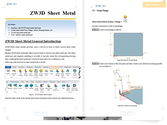 ZW3D CAD/CAM 2D Sheet Tutorial