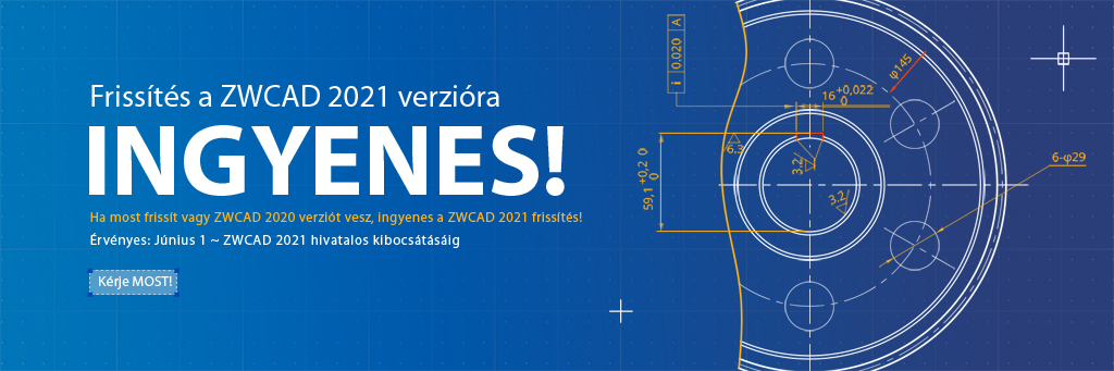 Ingyenes ZWCAD 2021 frissítéssel!
